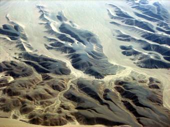 Egipatska pustinja iz zraka